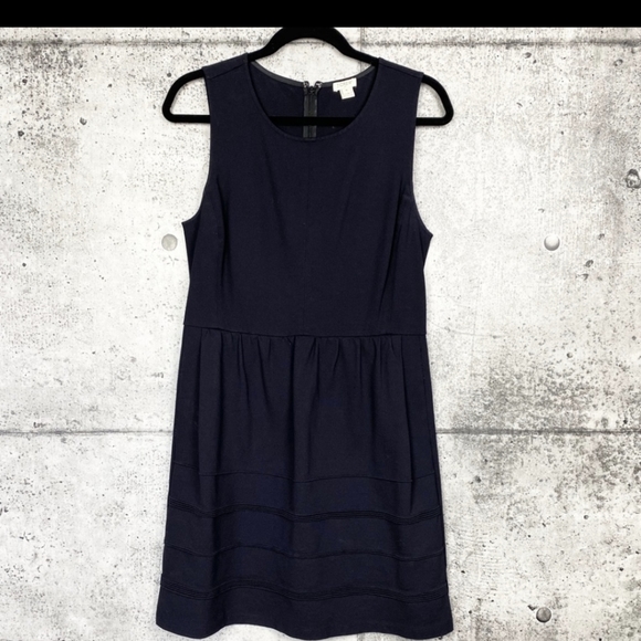 J. Crew Factory // Navy Workwear Dress - Picture 3 of 3